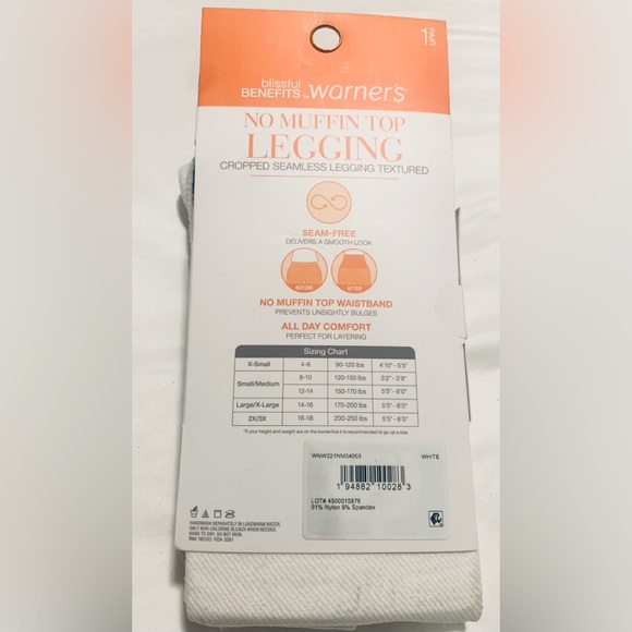 Blissful Benefits by Warner’s No Muffin Top Leggings - Picture 3 of 4